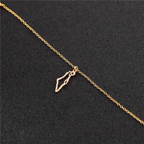 product_image_name-Fashion-Alloy Gold-Fashionable Women's Hollow Charm Necklace-1