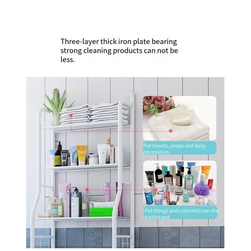 product_image_name-Flushrenic-Bathroom rack,Over The Toilet Storage Rack ,Bathroom Shelf Storage Over Toilet, Bathroom Organizer, Suitable for Bathroom and Toilet-4