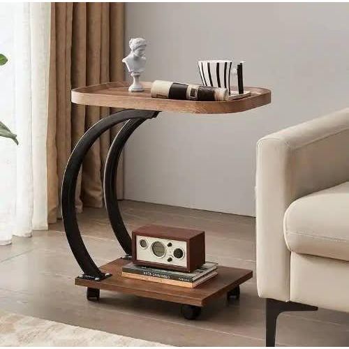 Generic Nordic Side Coffee And Laptop Table 80×60cm - image 2