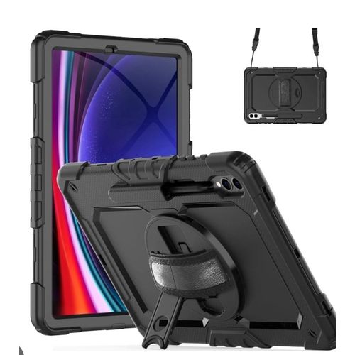 Generic Armor defender back case for Samsung Galaxy tab s10 Fe plus (13.1 inch) - black - image 2