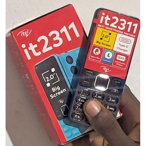 product_image_name-itel- 2311 Smartphone Partner Type C 2"Big Screen 33Days Standby- Black-1