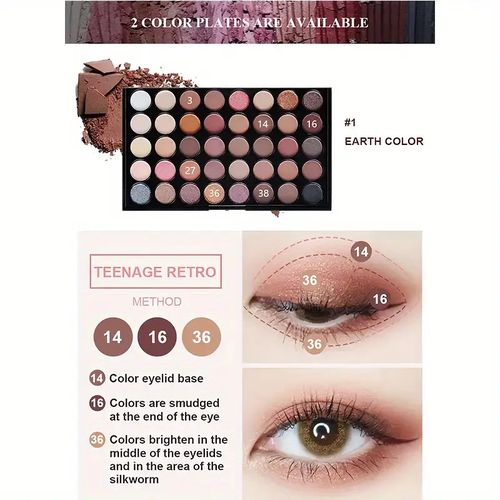 product_image_name-Generic-40 In 1 Makeup Composite Eyeshadow Palette Earth Eye Shadow-3