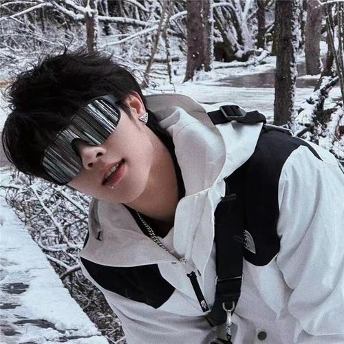 product_image_name-STY-Men Sunglasses + Ice Silk Neck Gaiter Set Outdoor Goggles Ear-hanging Neckerchief Face Mask -7
