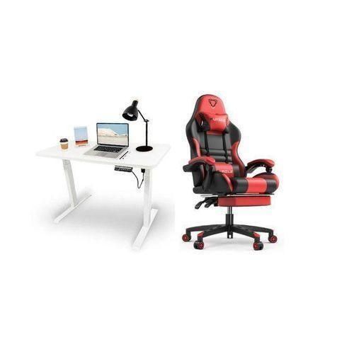 Generic Set Of Executive Office Chair And 1.2 Meter Adjustable Desk