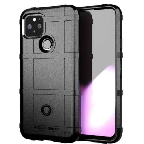 Generic Google Pixel 5a 5g Rugged Protective Back Case - Black