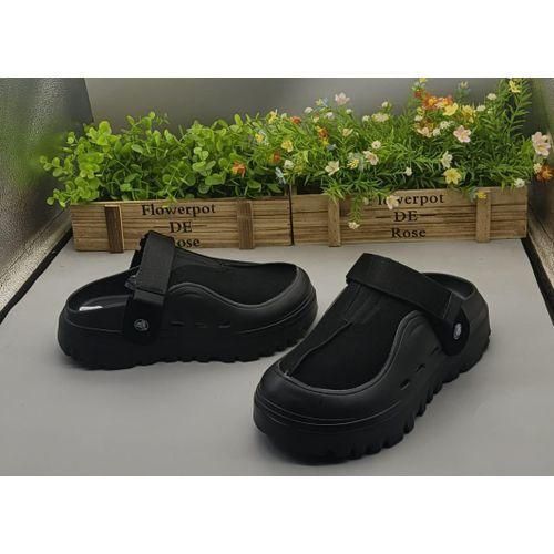 Fashion Crocs Black Classic Quality PeakMod Clogs For men Black