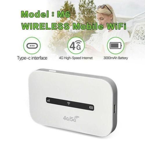 Generic 5GLTE Universal Mifi Cat4 300mbps Super Software For All Networks With 3000mah Backup Battery - image 2