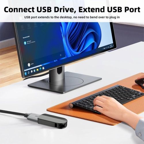 General USB3.0 Extension Cable 5Gbps Anti-Interference Alloy Braided - image 4