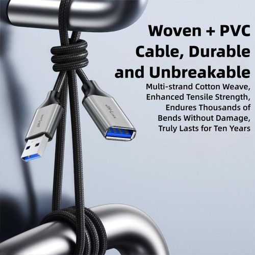 General USB3.0 Extension Cable 5Gbps Anti-Interference Alloy Braided - image 7