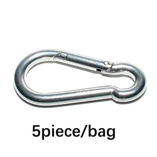 Generic 316 Stainless Steel Double Ended Bolt Snap Hook D Snap Key