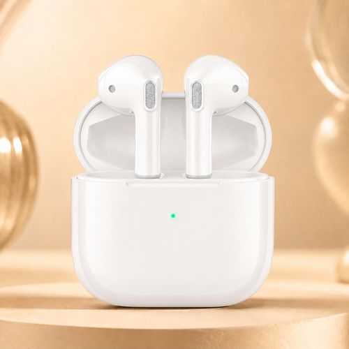 Generic Bluetooth Earbuds Wireless Earphones, White, For Calls & Music