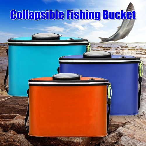 Generic 11L Portable Collapsible Live Fish Storage Bag Storing