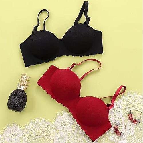 Generic Wireless Bralette Strapless Comfort Brassiere Lingerie Female  Intimates Women Seamless Invisible Bras Push Up Bra