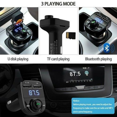 product_image_name-Car-Wireless Mp3 Player/ Car Charger/ Bluetooth / FM Transmitter / 2.4A  /2 USB-2