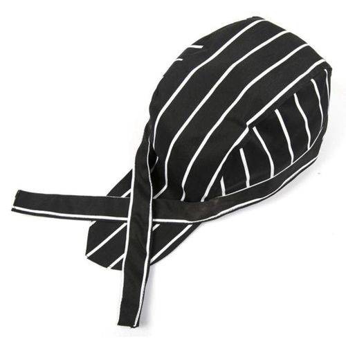 Genera 3Pcs Catering Chef's Headwrap Tied Caps - image 7