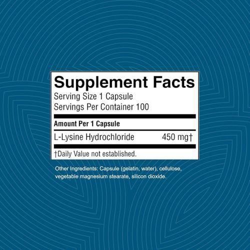 Nature'S Sunshine L-Lysine, 100 Capsules - image 2