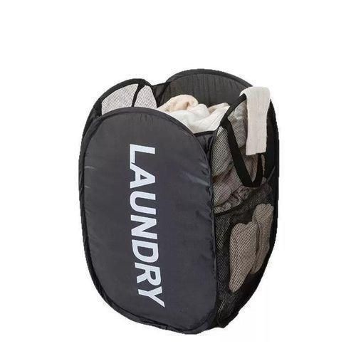 product_image_name-Generic-STRONG QUALITY LAUNDRY BASKET DIRTY CLOTHES STORAGE BASKET ORGANIZER -Black-1