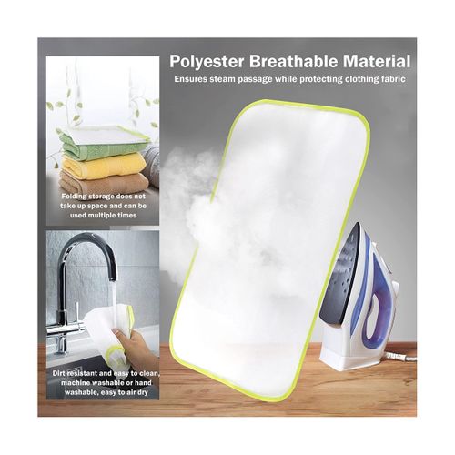 915 Generation 15 Pieces Household Ironing Cloth Muti-Protective 24X16In  over Ironing Board Hanger Pressing Cloth for Ironing Reusable