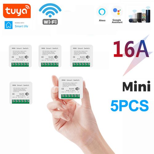 Matter Wifi Smart Switch 16A Smart Home Relay Module Supports Tuya Smart  Life 