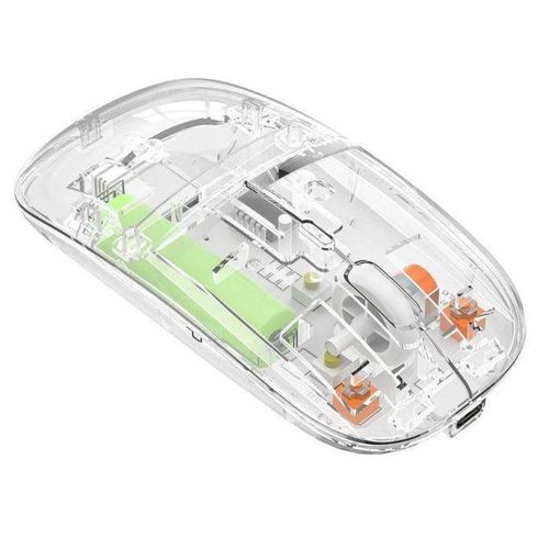 product_image_name-Generic-Transparent Wireless Bluetooth Dual- Mode Mouse-3