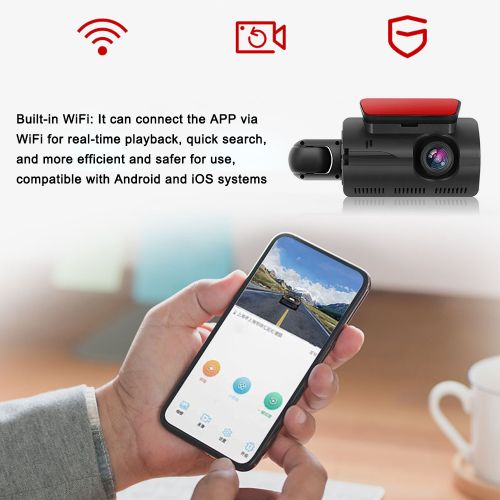 1080P WIFI Dash Cam DVR Dash Camera Car WIFI Dash Cam Android DVR