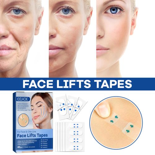 Skin Safe Tapeinvisible V Face Lift Tape 40pcs - Waterproof