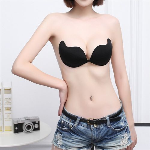 Fashion Woman Women Lady Ladies Silicone Invisible Push Up Bra