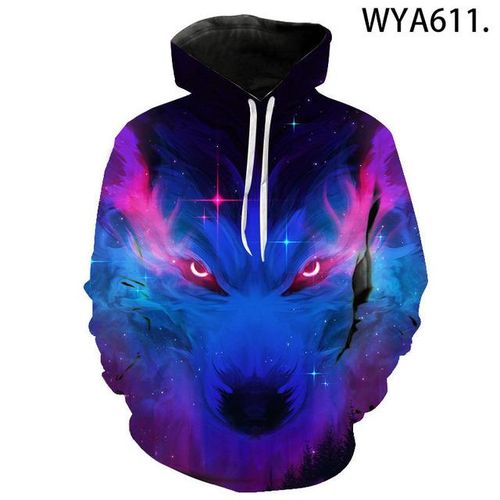 Generic New Men Women Purple Eyes Wolf Hoodies Casual 3d Printed Pullover Sweatshirts Boy Girl Kids Casual Hoody Jacket Jumia Nigeria