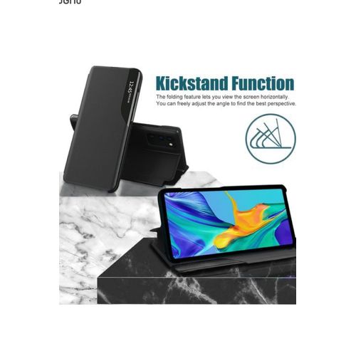 product_image_name-Tecno-Spark 20/Spark 20C Anti Drop Leather Protective Flip Case-2