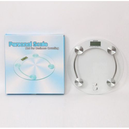 Generic Personal Digital Transparent Durable Weighing Scale - image 3