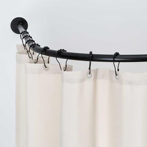 Generic 24pcs Stainless Steel Shower Curtain Hooks Rings For Bathroo