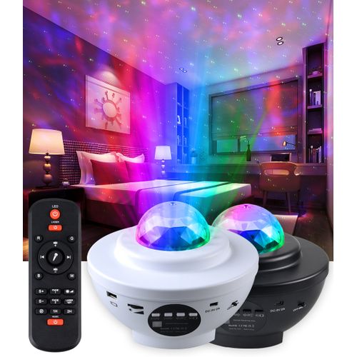 Galaxy Starry Sky Projector Night Light Child Blueteeth Usb Music