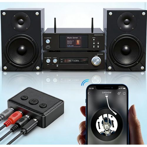 product_image_name-Generic-TV Bluetooth Adapter/ Bluetooth 5.4 Receiver: Turn Wired Speakers/Cars into Wireless + USB Playback (MP3/FLAC)-1