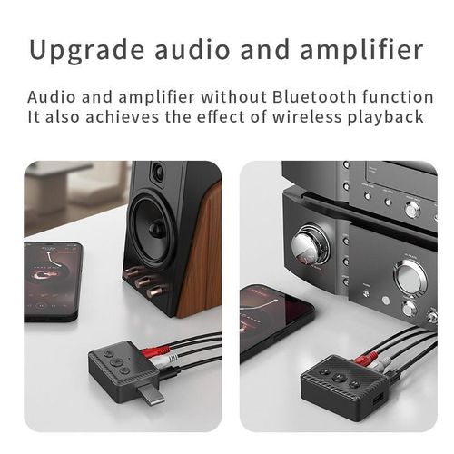 product_image_name-Generic-TV Bluetooth Adapter/ Bluetooth 5.4 Receiver: Turn Wired Speakers/Cars into Wireless + USB Playback (MP3/FLAC)-6