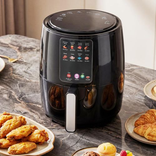 product_image_name-Generic-8L Large Capacity Air Fryer, 2400W High Power, 8 Preset Menus, Oil-Free Healthy Cooking-1