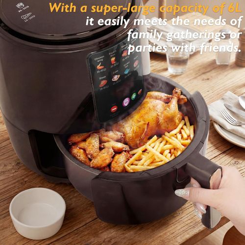 product_image_name-Generic-8L Large Capacity Air Fryer, 2400W High Power, 8 Preset Menus, Oil-Free Healthy Cooking-6
