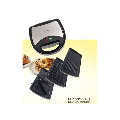 product_image_name-Sokany-3 in 1 waffle and sandwich maker -2