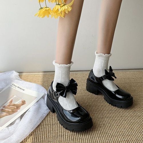 Black Lolita Black Shoes Party Wear For Women Vintage Mary Jane Style With  High Heel Platform, Ideal For JK Uniform, Cosplay, And Kawaii Fashion  231023 From Ping03, $20.11 | DHgate.Com