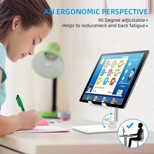 Generic Mobile Phone Holder Stand Tablet Desktop Live Lazy Bracket Support Stand Mount Foldable Hoisting MultiFunction Telescopic Holder - image 6