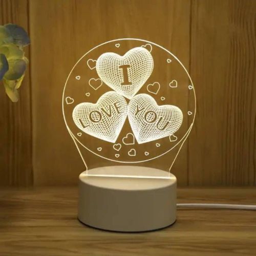 product_image_name-Generic-3D LED Glow Light Teddy Bear Illusion Night Light Table Lamp Decor -4