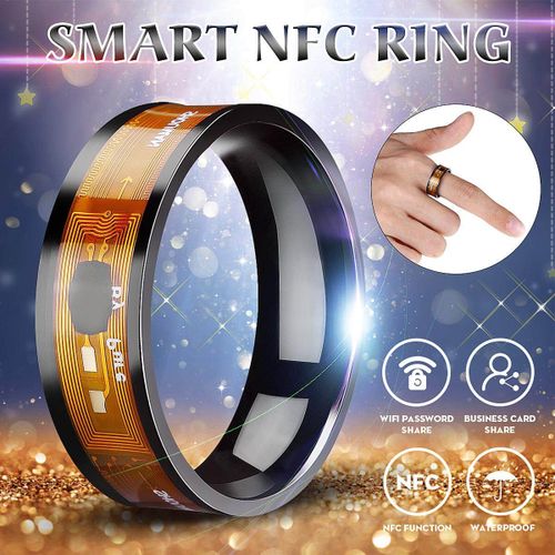 Cool Nfc Smart Ring Multifunctional Waterproof Intelligent Magic Smart Wear  Finger Digital Ring Compatible With Android Windows Iphone Nfc Devices