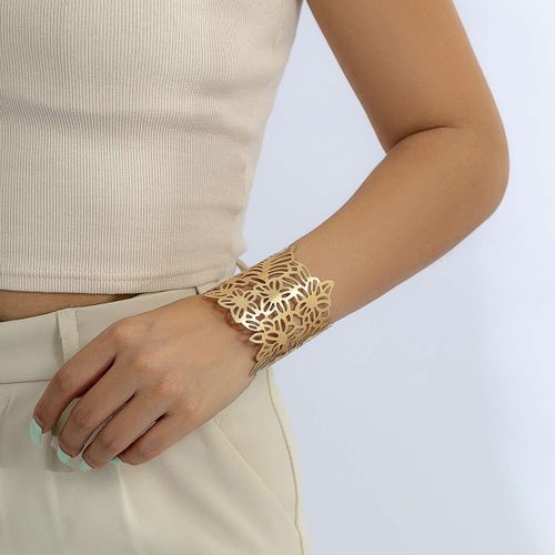product_image_name-Fashion-Ladies Queeneth Wrap Gold Bracelet-1