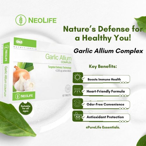 product_image_name-New Life-Garlic Allium Complex - (60 Tablets) Nature’s Defense for a Healthy You!-1