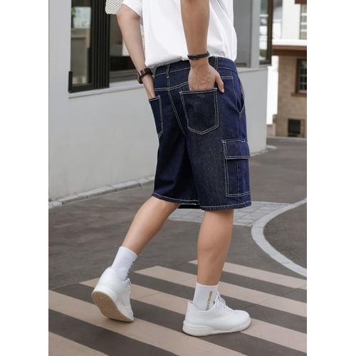 Fashion Victor Dems Jean Short-Blue - image 2