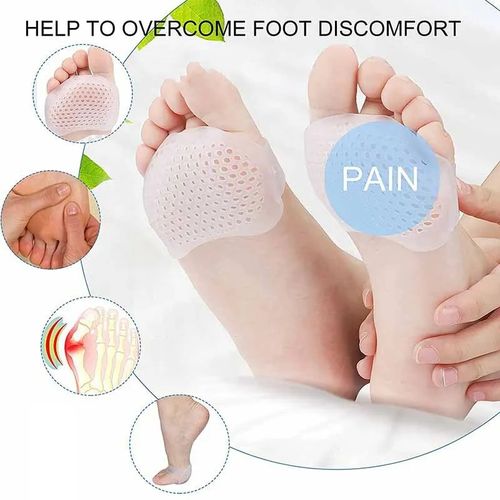 Generic 1Pair Non slip Silicone Foot Pads Forefoot Insole Shoes High Heel Soft Insert Feet Protection Mat Ladies Toe Pain Relief Tool Jumia Nigeria