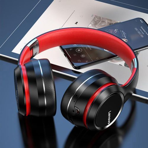 product_image_name-Lenovo-HD200 Foldable Over Ear Wireless Headset-6