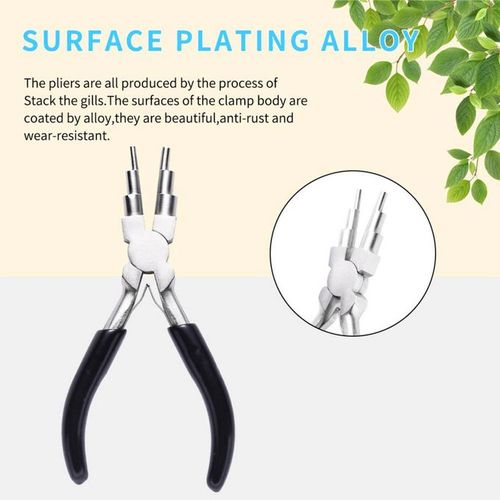 6 in 1 & 3 Step Wire Looping Pliers Jewellery Bail Making Tools 15