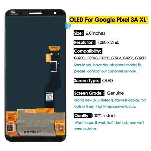 Generic Google Pixel 3a xl OLED Touchscreen - image 3