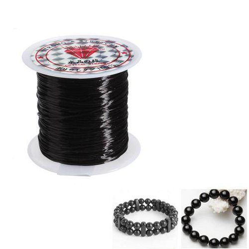 Generic 10M Strong Elastic Stretchy Beading Thread Cord Bracelet String  Jewelry Making Black