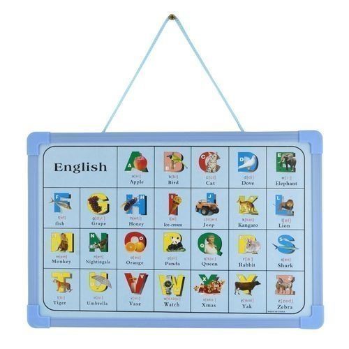 product_image_name-Generic-Children's Hangable Magnetic Writing Drawing Marker Board For Kids With Mini Duster Birthday Party Souvenir Gift Item Pack -- MULTI COLOUR-7